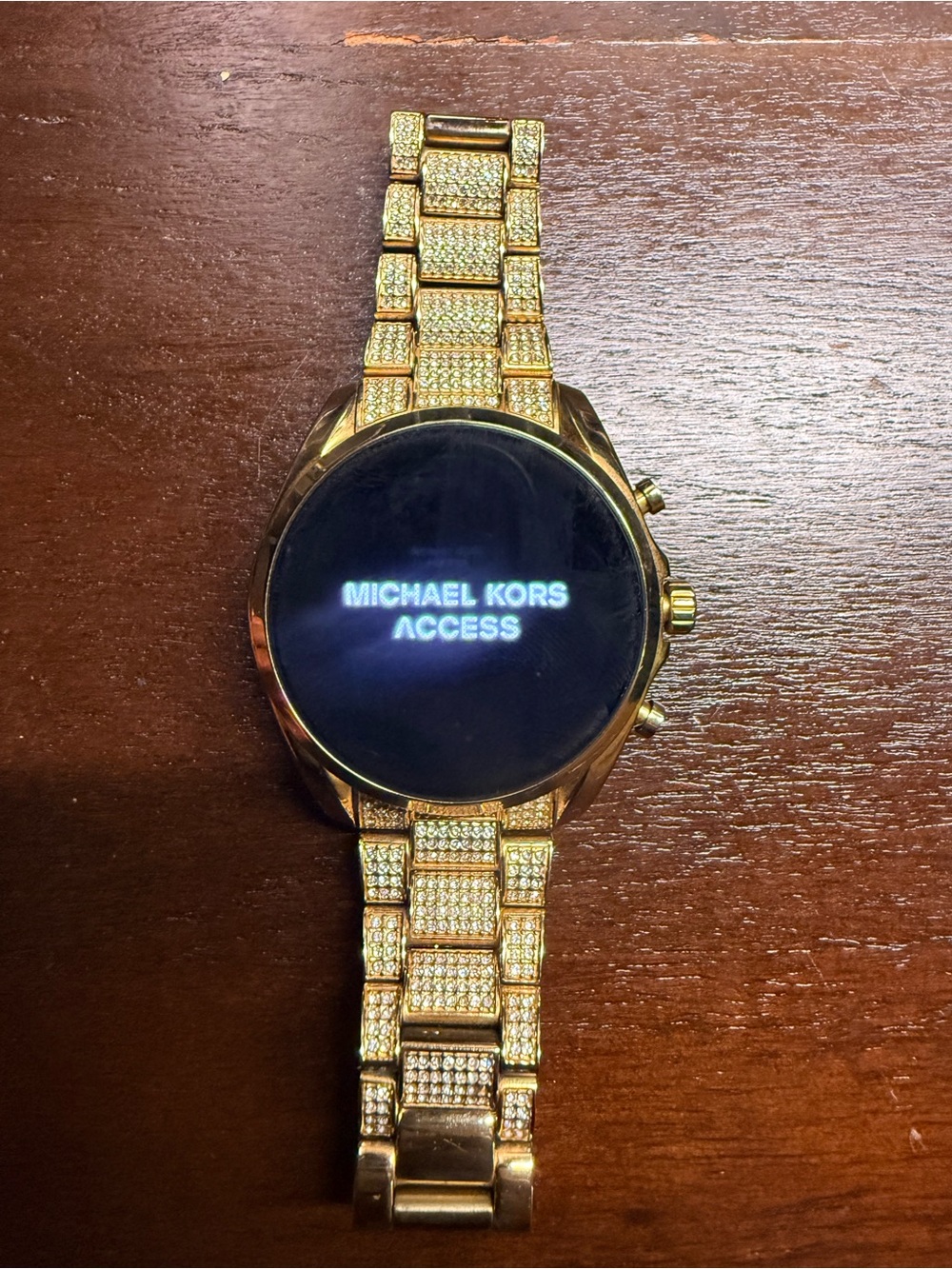 Michael Kors Access Gold Smartwatch with Pave Bracelet